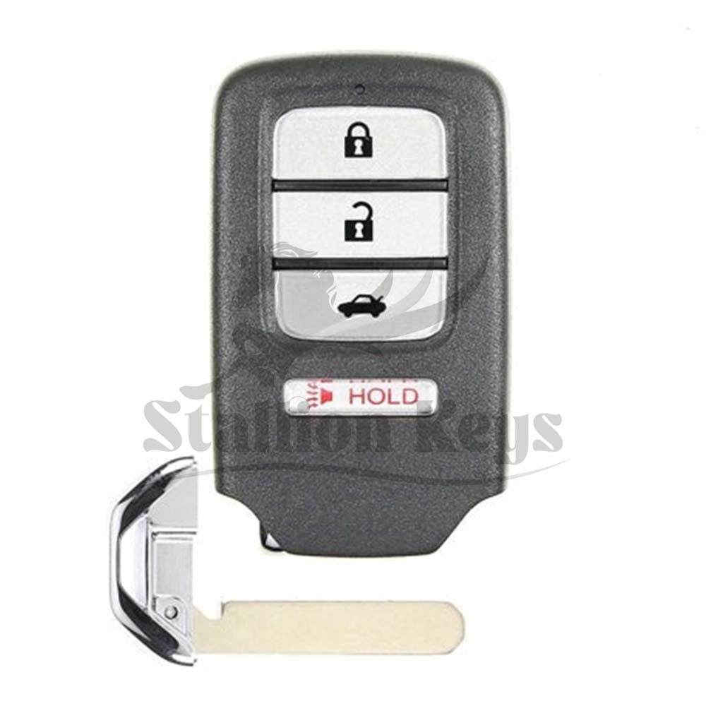 2013-2015 Honda Accord Civic Smart Key 4B Trunk / ACJ932HK1210A / PN: 72147-T2A-A01 / AFTERMARKET 2013-2015 Honda Accord Civic Smart Key 4B Trunk / ACJ932HK1210A / PN: 72147-T2A-A01 / AFTERMARKET
